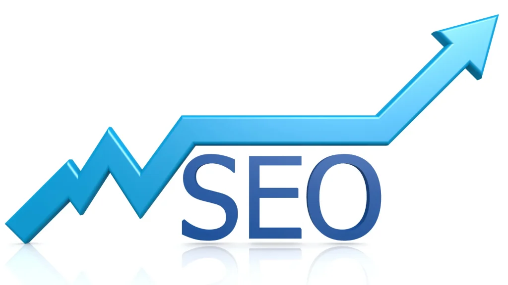 SEO growth graph symbolizing effective SEO content writing services in the UK.
